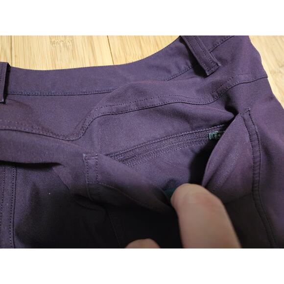 Lululemon Pants Men 34x31 ABC Classic Fit 5 Pocket Warpstreme Chino Burgundy Red - Picture 8 of 8